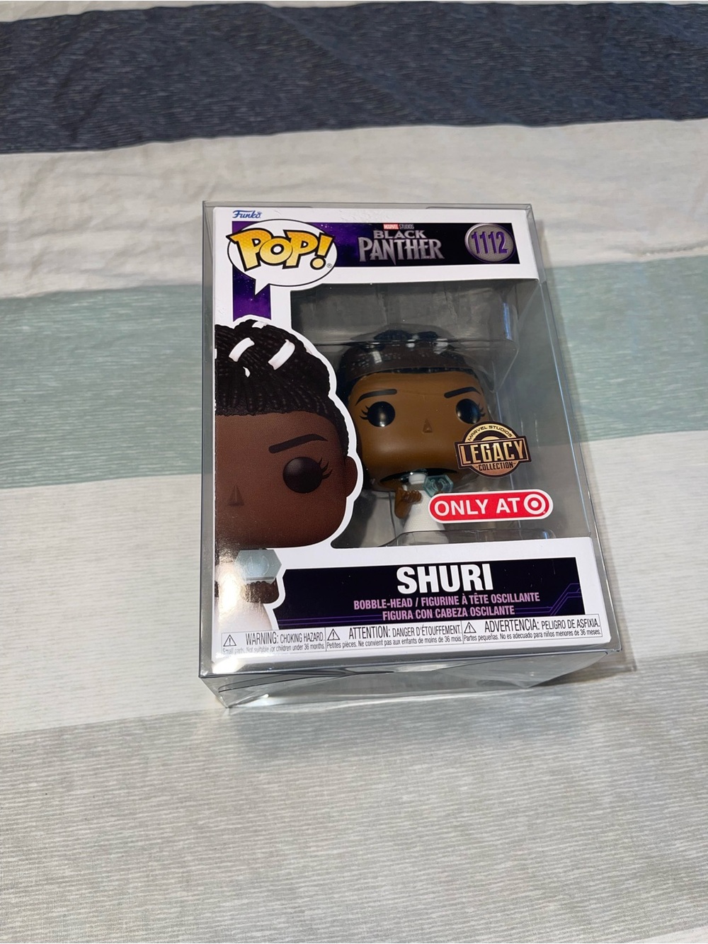 Funko Pop! Black Panther Shuri Vinyl Figure — Brown, Black, Purple Accents